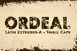 Ordeal Eroded Font