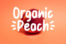 Organic Peach DEMO Font