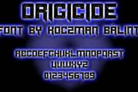 Origicide Font