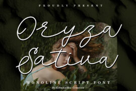 ORYZA SATIVA DEMO Font