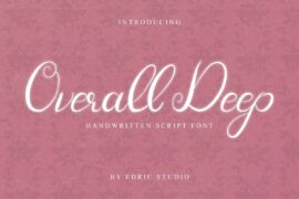 Overall Deep Demo Font
