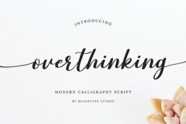overthinking Font