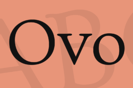 Ovo Font
