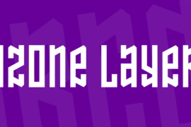 Ozone Layer Font