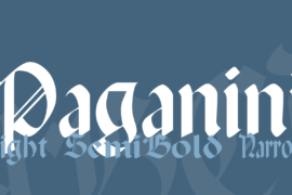 Paganini Font Family