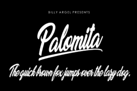 Palomita Personal Use Font