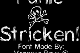 PanicStricken Font