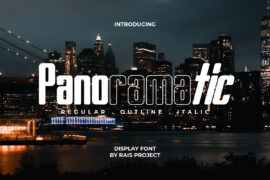 Panoramatic Demo Font Family