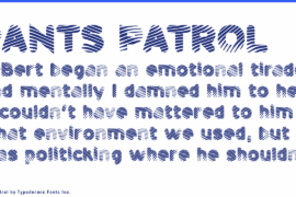 Pants Patrol Font