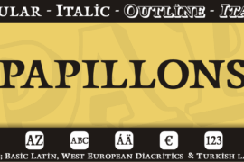Papillons Font Family