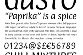 Paprika Font