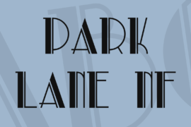 Park Lane NF Font