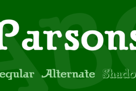 Parsons Font Family