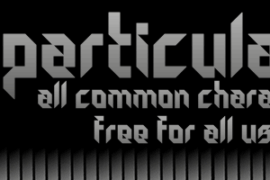 Particulator Font