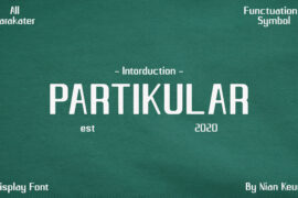 Partikular Font