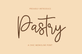 Pastry – Personal Use Font