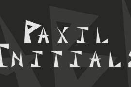 Paxil Initials Font