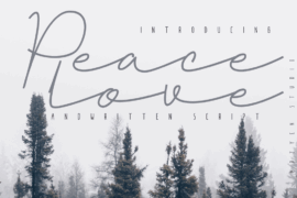 Peacelove Font Family