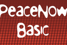 PeaceNow Basic Font