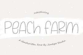 PeachFarm_PERSONALUSEONLY Font