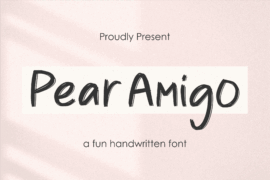 Pear Amigo Demo Font