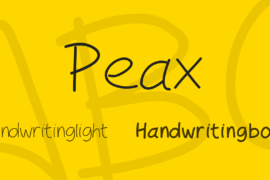 Peax Font Family