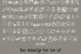 PeaxDrawnIcons Font