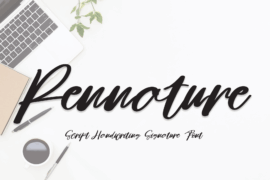 Pennature Font