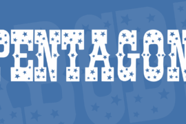 Pentagon Font