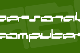 personal computer Font