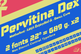 Pervitina Dex Font