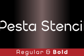 Pesta Stencil Demo Font Family