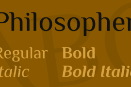 Philosopher Font Family