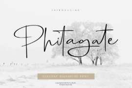 Phitagate Font
