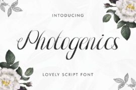 Photogenics Demo Font