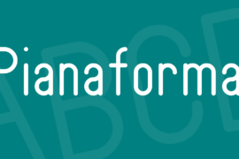 Pianaforma Font