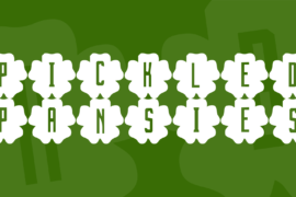 Pickled Pansies Font