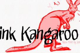 Pink Kangaroo Font