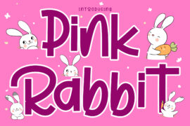Pink Rabbit – Personal Use Font