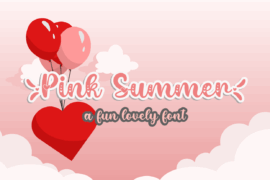 Pink Summer DemoFont Font