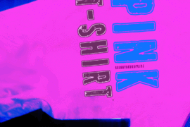 Pink T-shirt Font