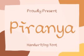 Piranya Font