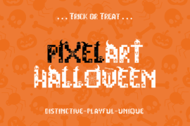 PIXELART HALLOWEEN Font Family
