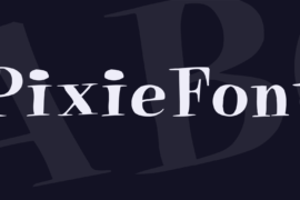 PixieFont Font
