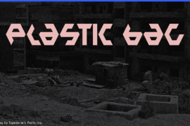 Plastic Bag Font
