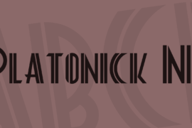 Platonick NF Font