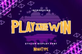 Play And Win Demo Font