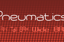 Pneumatics Font Family