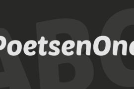 PoetsenOne Font