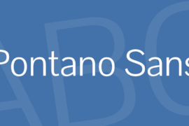 Pontano Sans Font